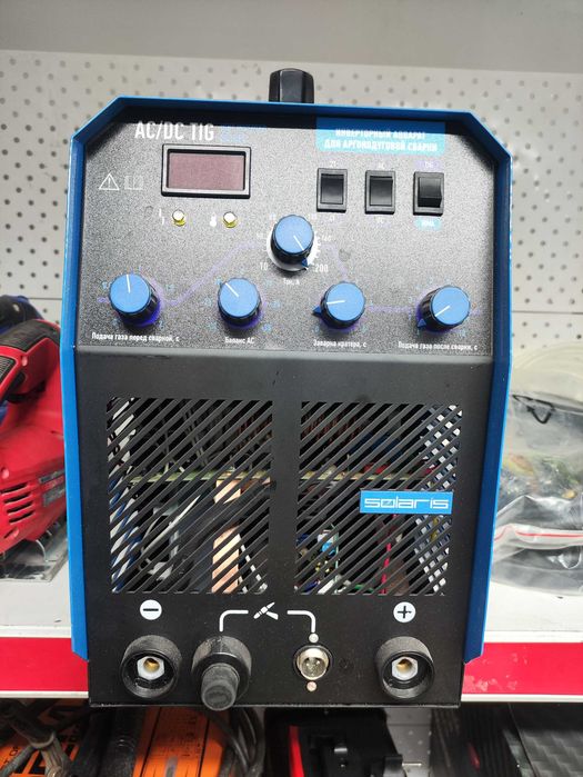 Сварочный аппарат аргонный Solaris TIG-220 AC/DC Новый! Выгодная цена!