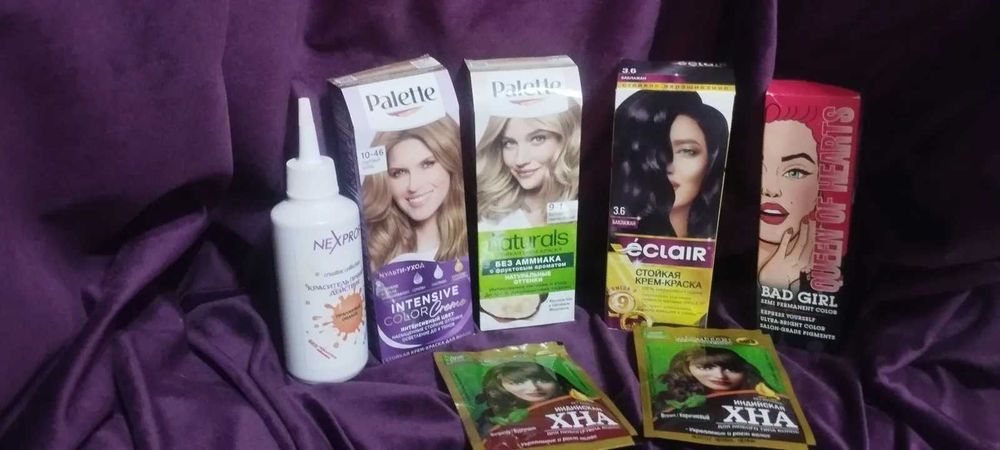 Краски для волос Новые