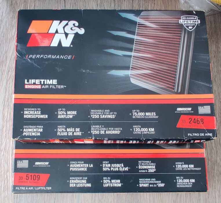 Filtru aer k&n kn k n 33-2468 33-5109 33-5029 33-3028