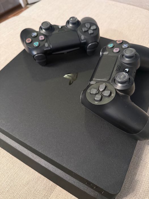 PlayStation 4 Slim PS4 – Пълен комплект, черен