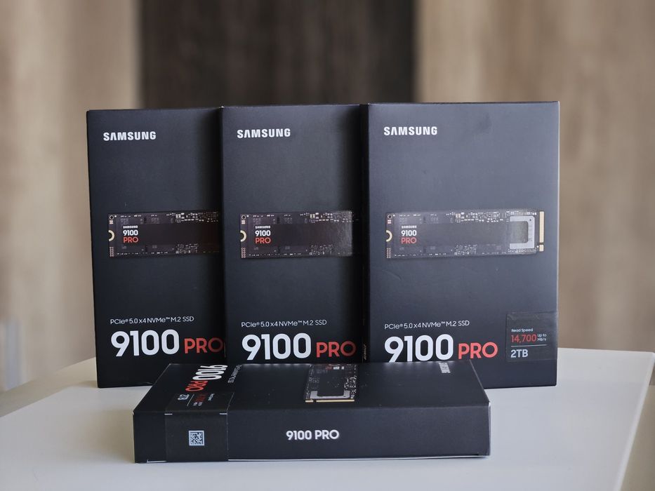 Нов Samsung 9100 PRO 2TB SSD PCIe 5.0 NVMe 14 700 MB/s оригинален