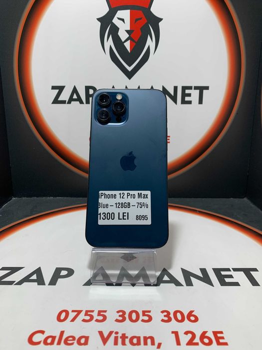 Zap Amanet Vitan - iPhone 12 Pro Max - Blue - 128Gb - 75%
