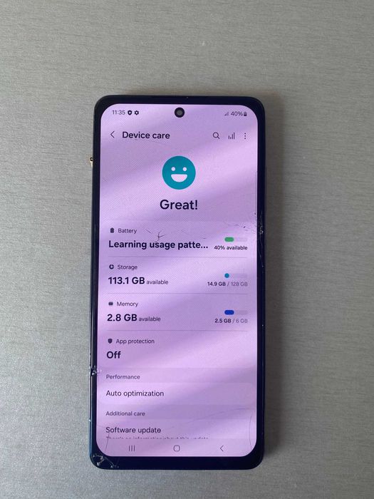 Placa de bază Samsung A52 5G -138Gb/6Gb RAM -liberă !