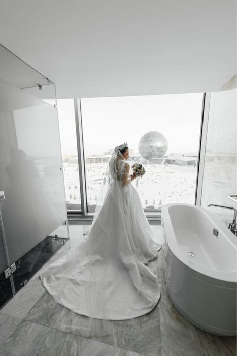 Продам свадебное платье после химчистки