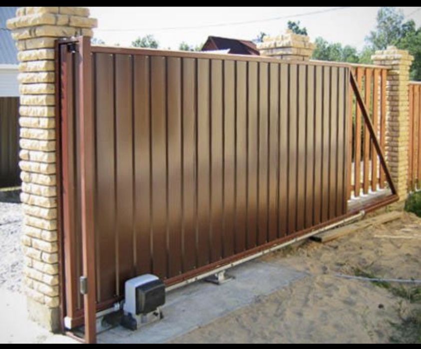 Откатные ворота под ключ в Астане Быстро | Недорого