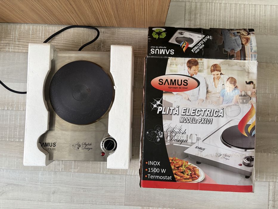 Plită electrică Samus inox 1500 W.