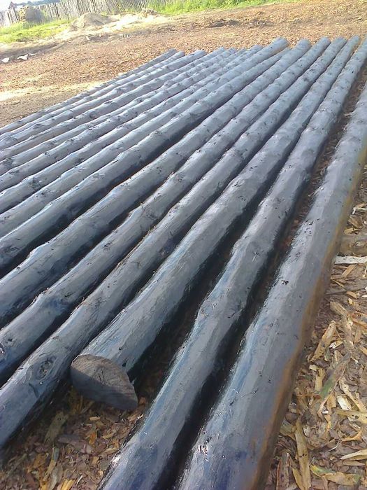 Деревянные опоры для ЛЭП И пиломатериалы