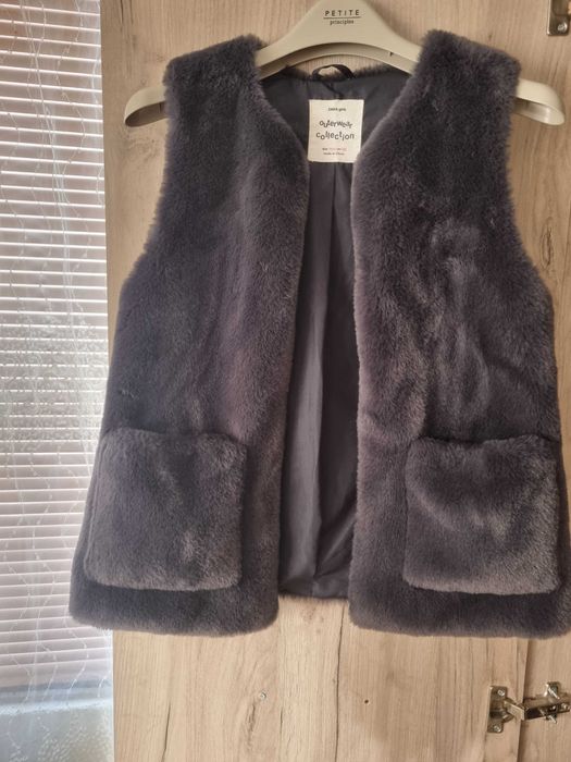 Уникално плюшено елече ZARA