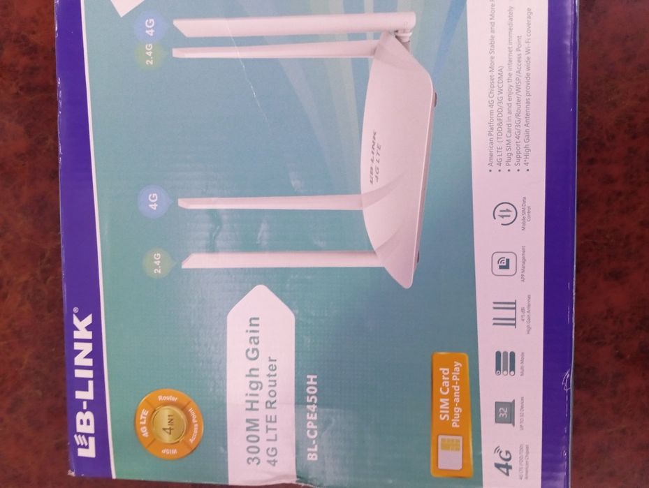 Wi Fi Router  4G LTE