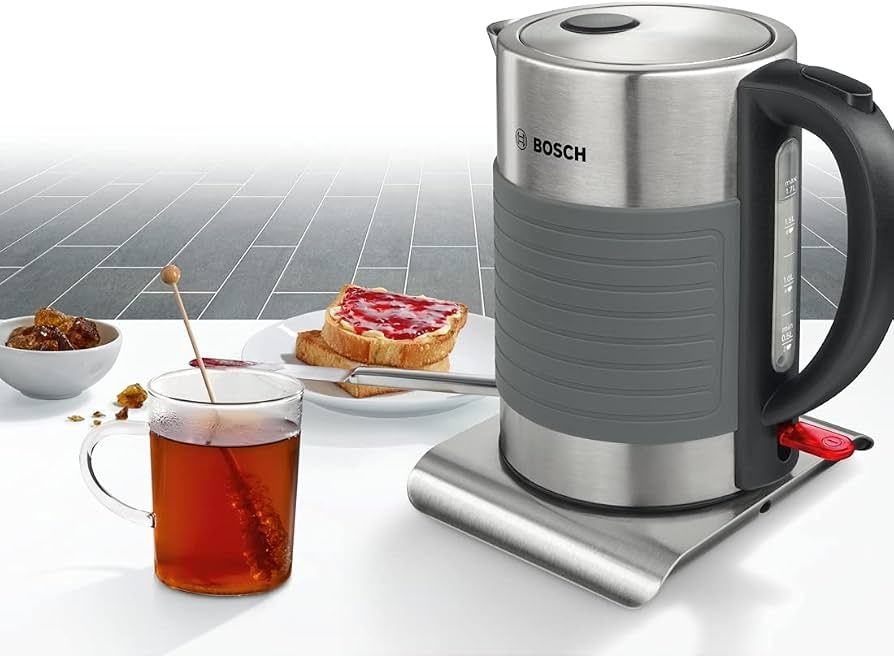 Новый чайник Bosch TWK7S05 внутри весь из стали!