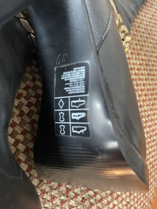 Сапоги осенние H&M, кожа.