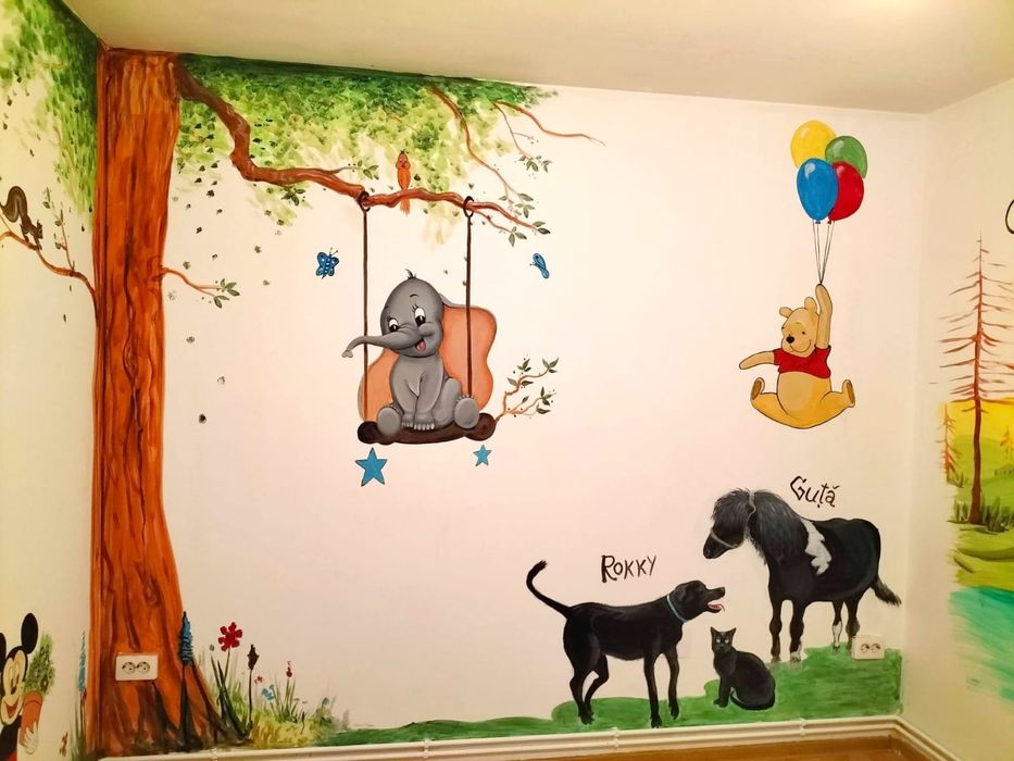 Pictură perete pentru copii