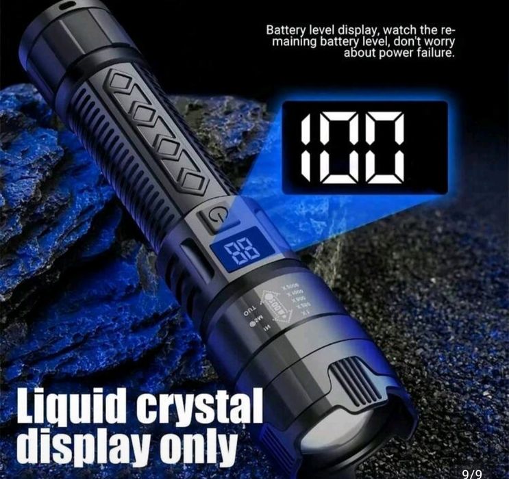Ръчно LED фенерче USB зареждане