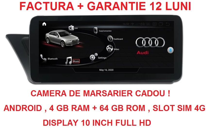 Navigatie Audi A4 A5 B8 (2009-2016) , Concert MMI 3G , 6GB RAM Sim 4G