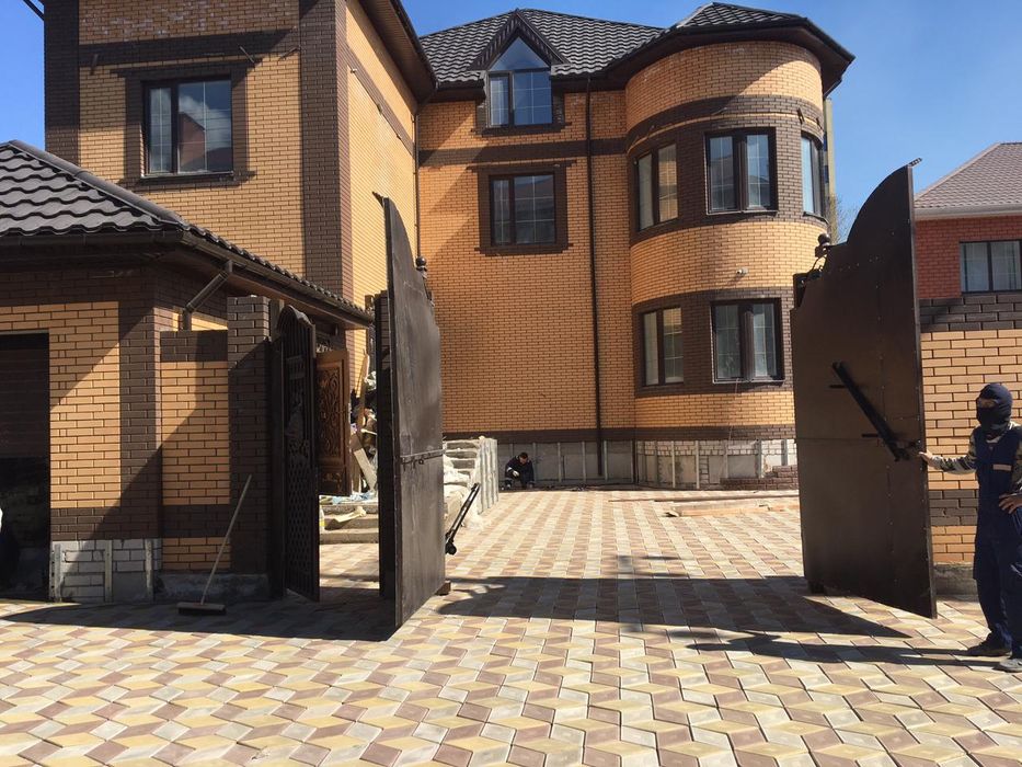 Укладка брусчатка