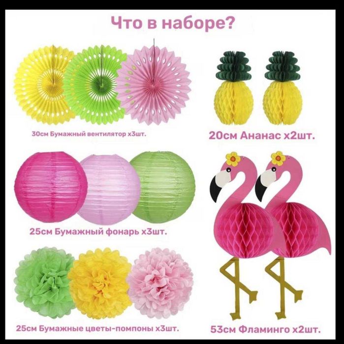 Гавайский декор вечеринка