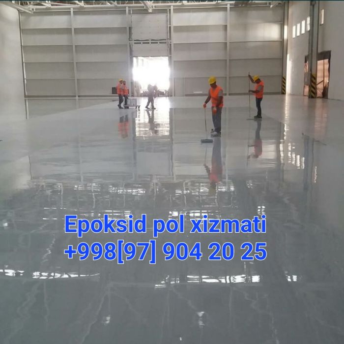 Epoksid pol, Shilipovka, Lak, Mazayka, Styashka vertalyot,  xizmatlari
