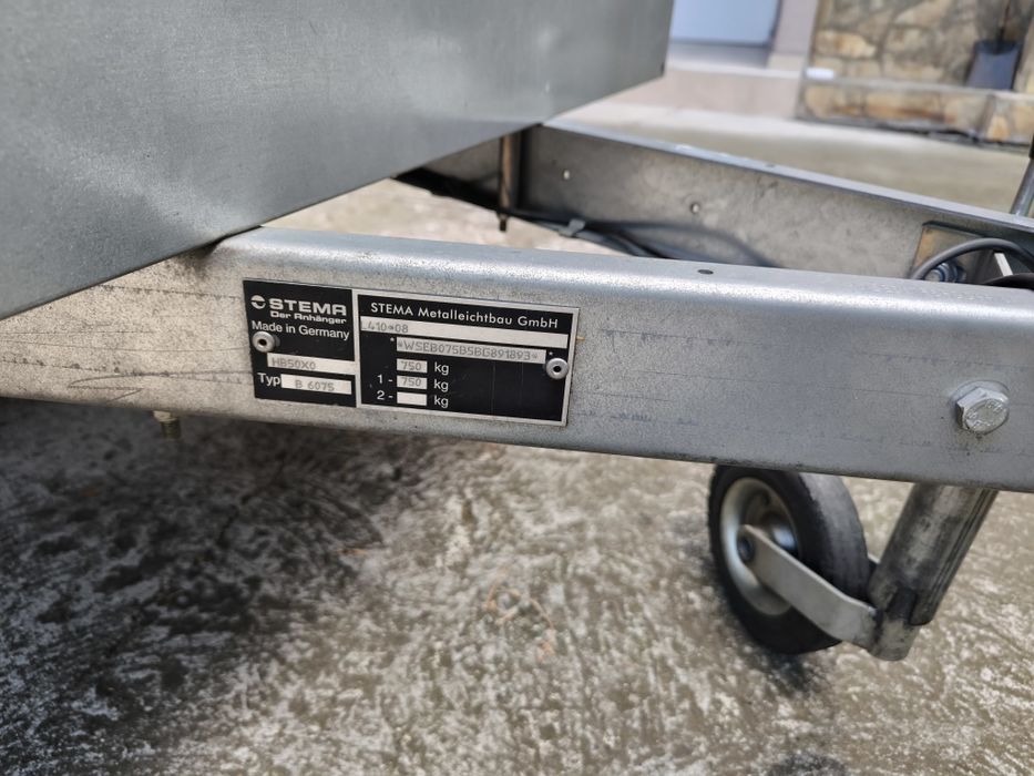 Ремарке Stema 750 kg