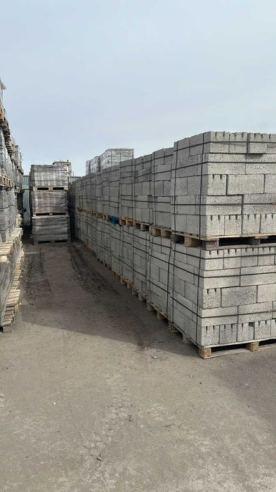 Отсевоблок, шлакоблок, камни стеновые