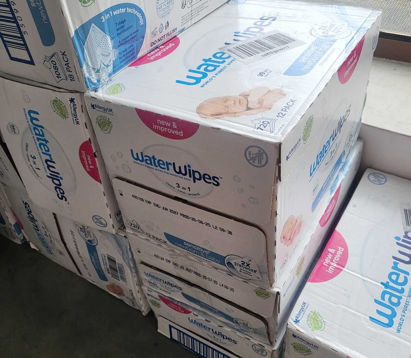 WaterWipes Sensitive+ Мокри кърпички за бебета – Нови, запечатани