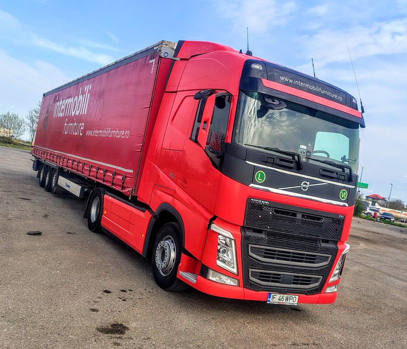 Vând Volvo FH 500 / 2018 / Euro 6 / 612.000 km / Semiremorca Krone,axe SAF 2018 !