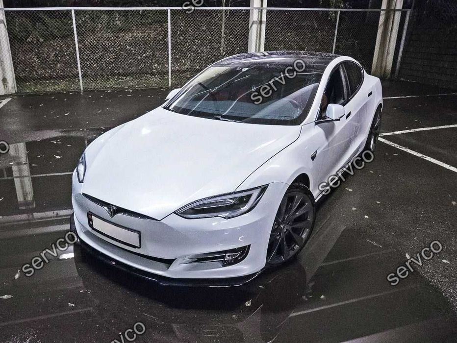 Prelungire bara fata Tesla Model S Facelift 2016- v1 - Maxton Design
