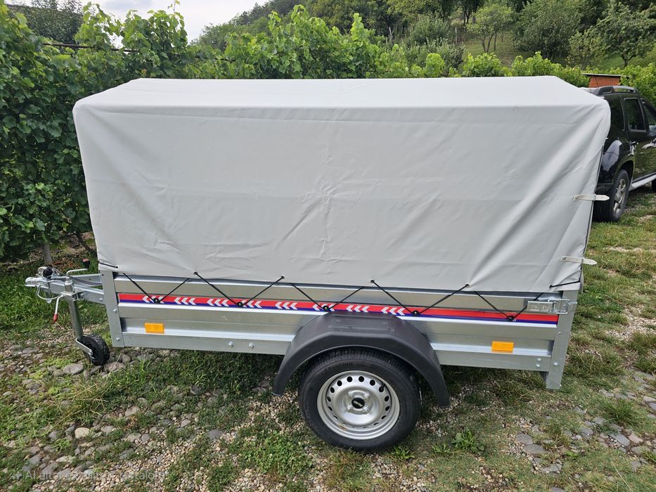 Remorca 750kg cu Prelata Inmatriculat