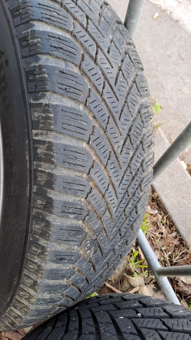 15" 5X114.3mm Джанти със Зимни гуми 195 65 15 Континентал/ 15" 5Х114.3