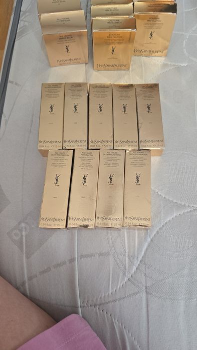 Vand  produse cosmetice YSL DIOR ARMANI NARS 120 ron/buc  + Gilette one blade 100 ron