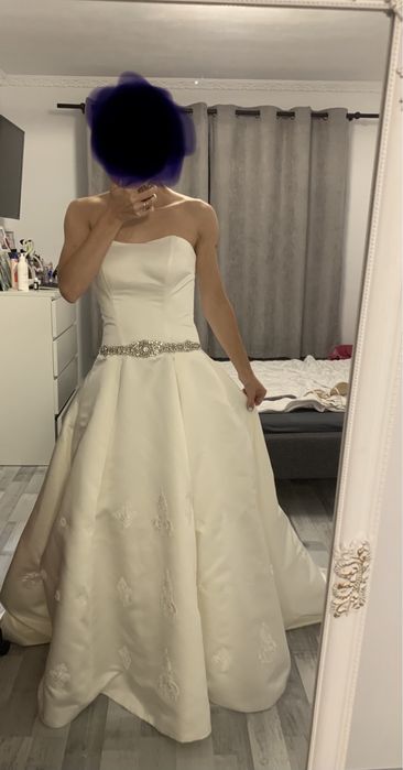 Rochie de mireasa matase satin