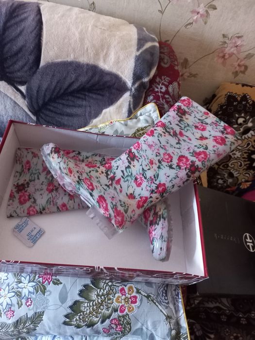 Сапоги резиновые утеплённые