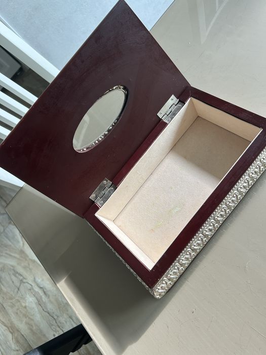 Cutie depozitare servetele lemn