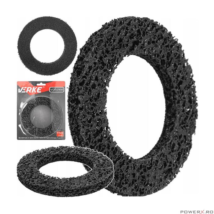 Rezerva perie pentru curatare butuci roata,150 mm, Verke