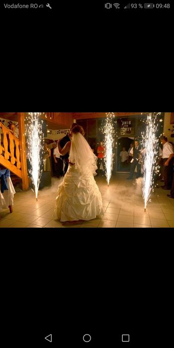 Rochie crem mireasa unicat