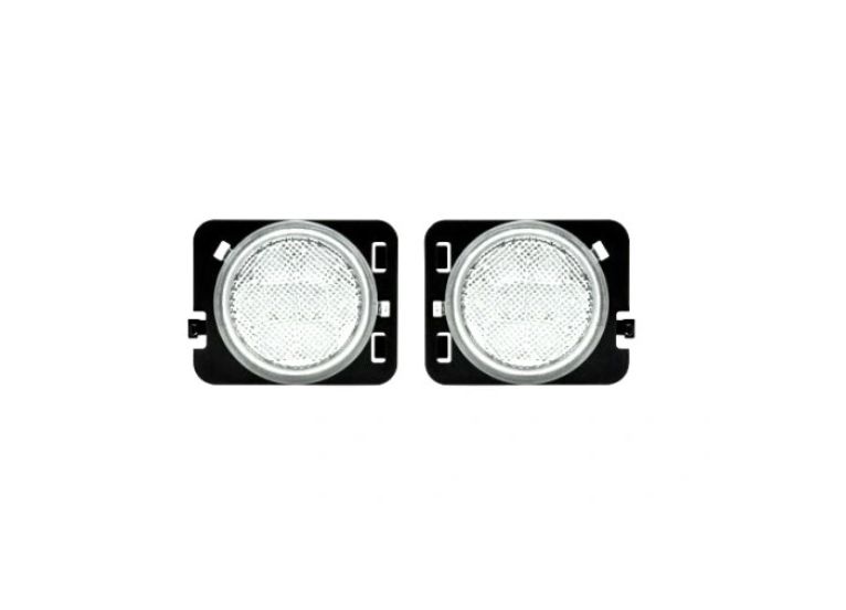 Lampa semnalizare Jeep Wrangler (Jk), 07.2006-2018, model tuning, montare fata, stanga+dreapta, LED; transparent; tuning; in aripa