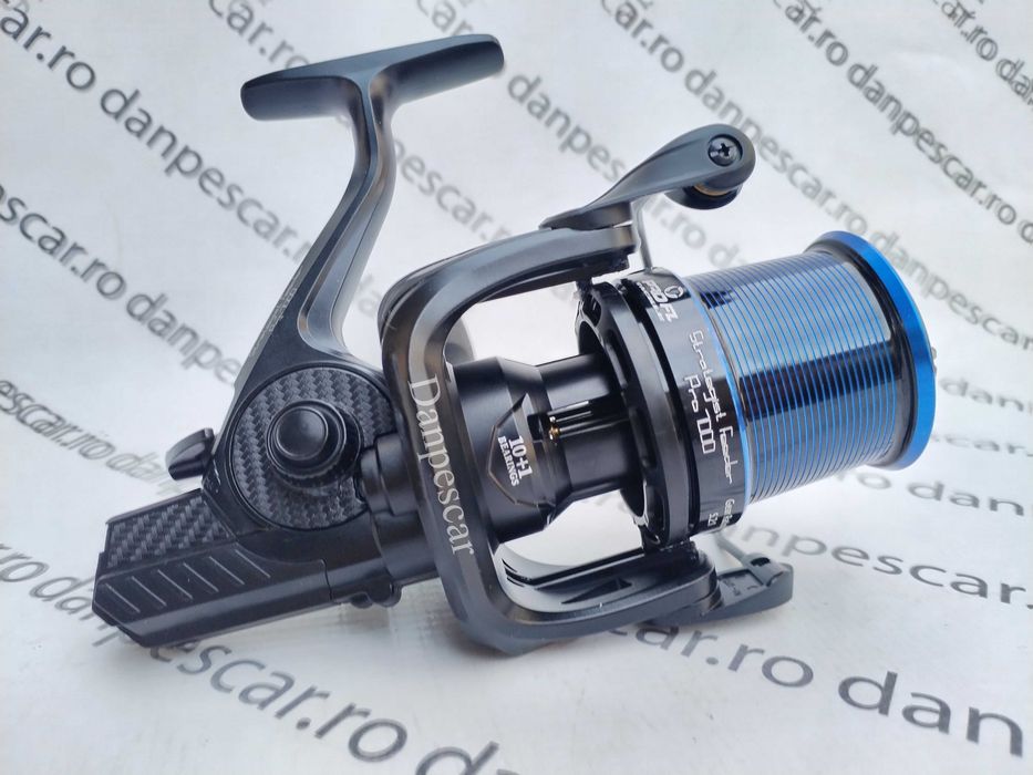 Mulinetă Feeder Crap PRO FL Strategist 7000 Albastru tambur Long Cast