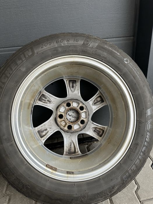 Roti aliaj originale Volvo V60 S60 205/60R16 Michelin