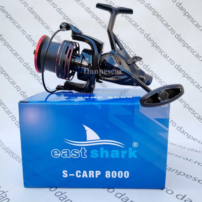 SET 4 Mulinete EASTSHARK S CARP 8000 cu tambur Long Cast