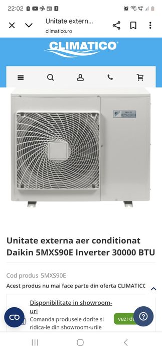 Aer condiționat Multisplit Daikin 5MXS90