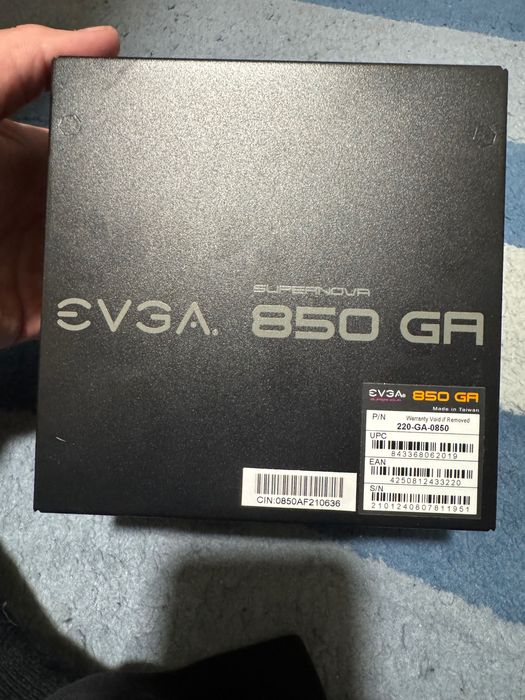EVGA SuperNOVA 850 GA Gold 850W. + GEFORCE RTX 3080 FTW3