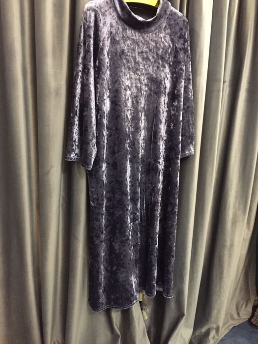 Платье велюровое 52-54 размер