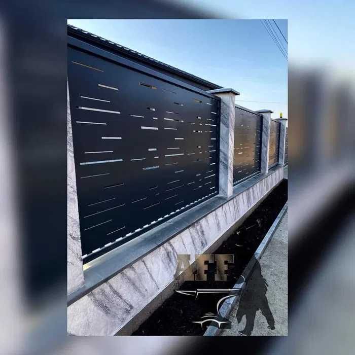 Porti si panouri de gard decupate la plasma