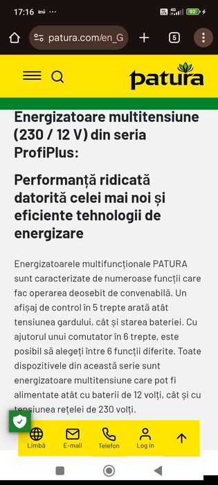 Enerrgizator multi tensiune 230v