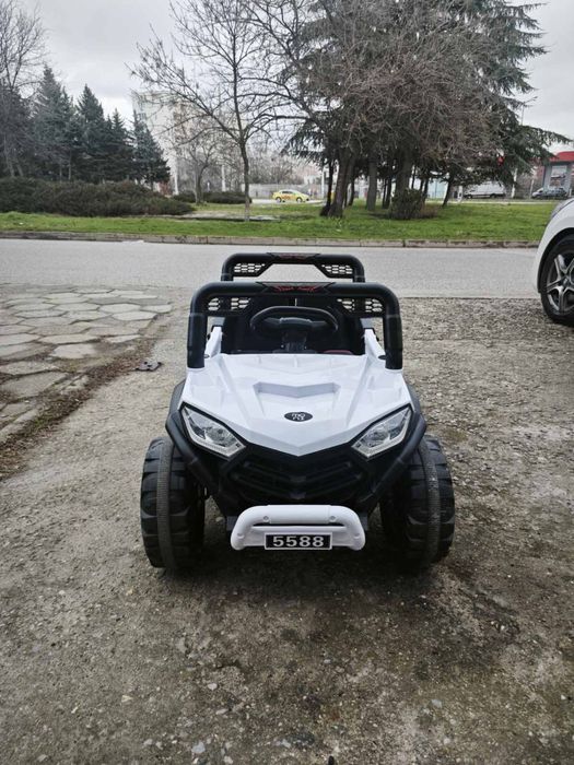 Акумулаторен джип FAST UTV бял TEXAS