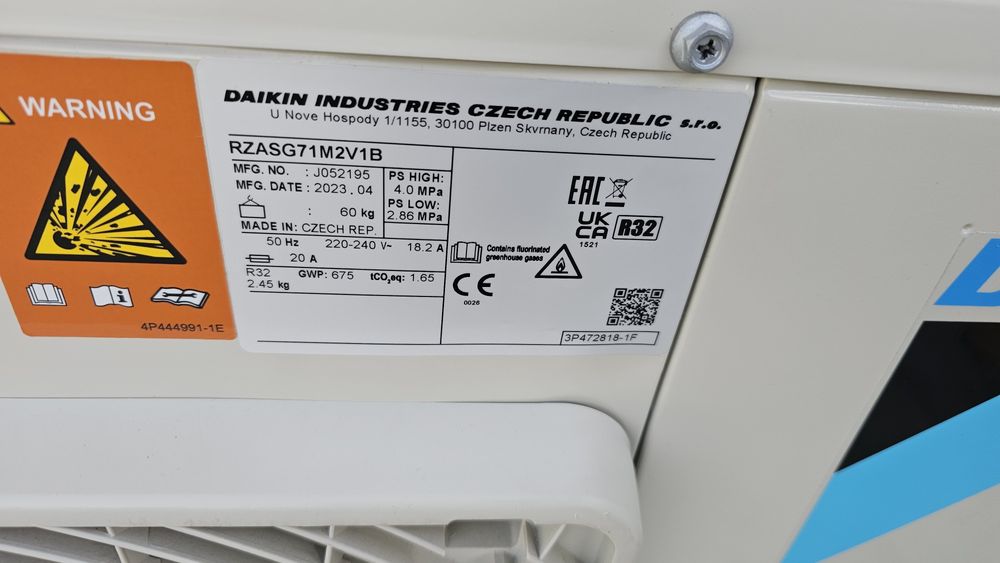 Канални климатици Daikin  2бр х 12ки FBA35 с RZASG71