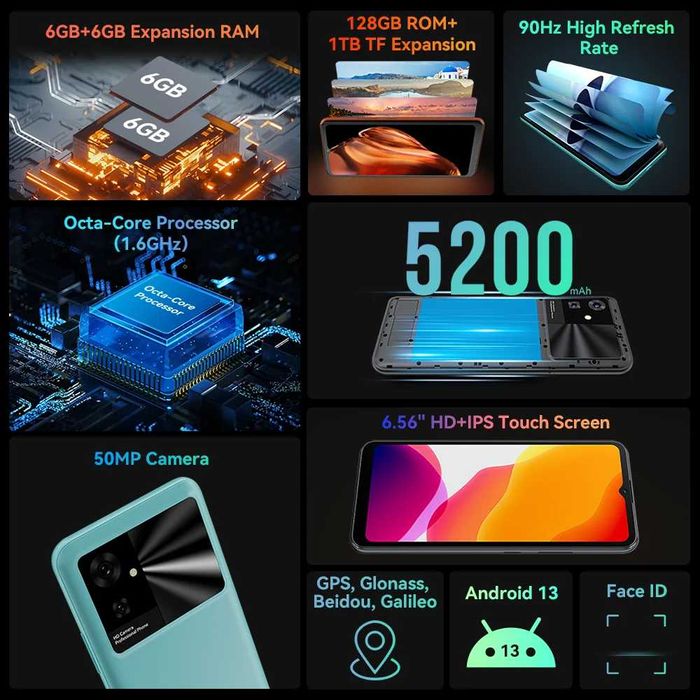 CUBOT note 21/12GB-128GB-1TB/