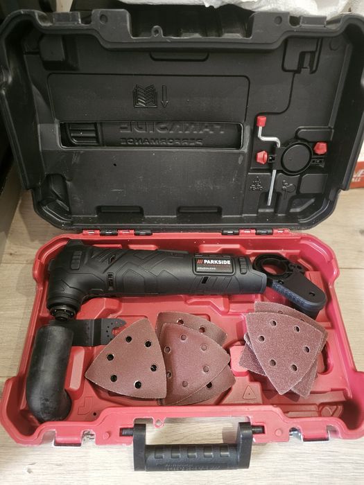 Безжичен акумулаторен мултифункционален инструмент мултитул PARKSIDE PPMFWA 12 A1 12V - с Гаранция