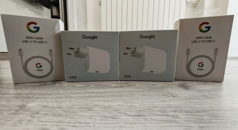 Incarcator Google Pixel 45w charger  usb c pt pixel 10. 9. 8. 7