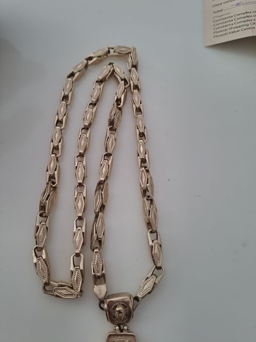 Lanțic unisex din aur de 14 k