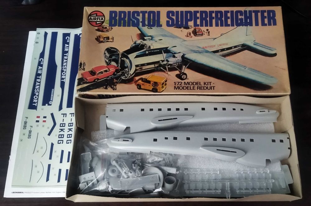 сборная модель самолета Bristol 170 в масштабе 1/72 Англия Раритет!